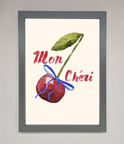 Mon Cheri Cherry Framed Wall Art