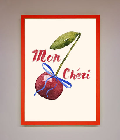 Mon Cheri Cherry Framed Wall Art