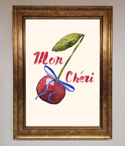 Mon Cheri Cherry Framed Wall Art