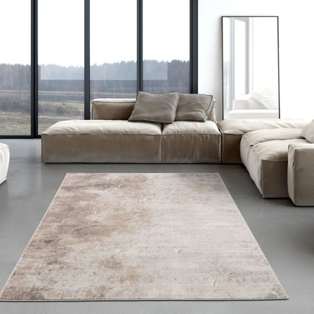 Montana Abstract Brown Rug - Rugs