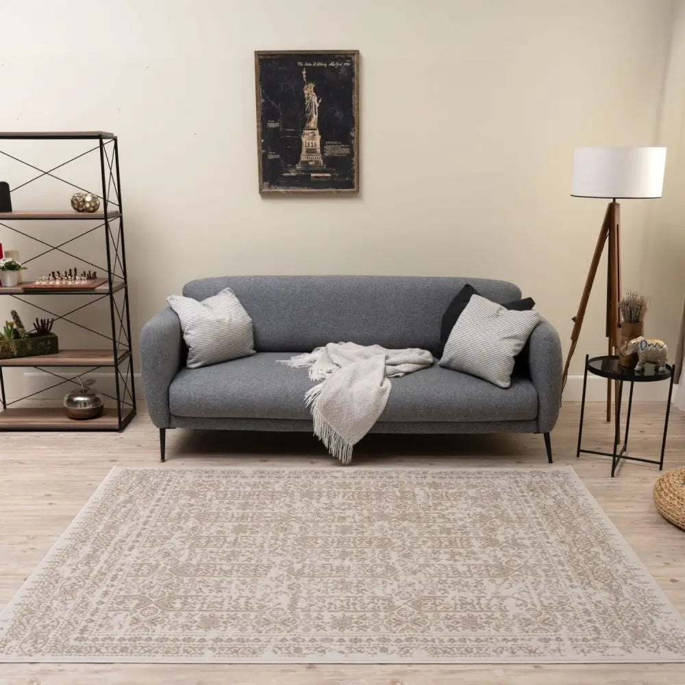 Montana Cream and Beige Rug | 3716CB - Rugs