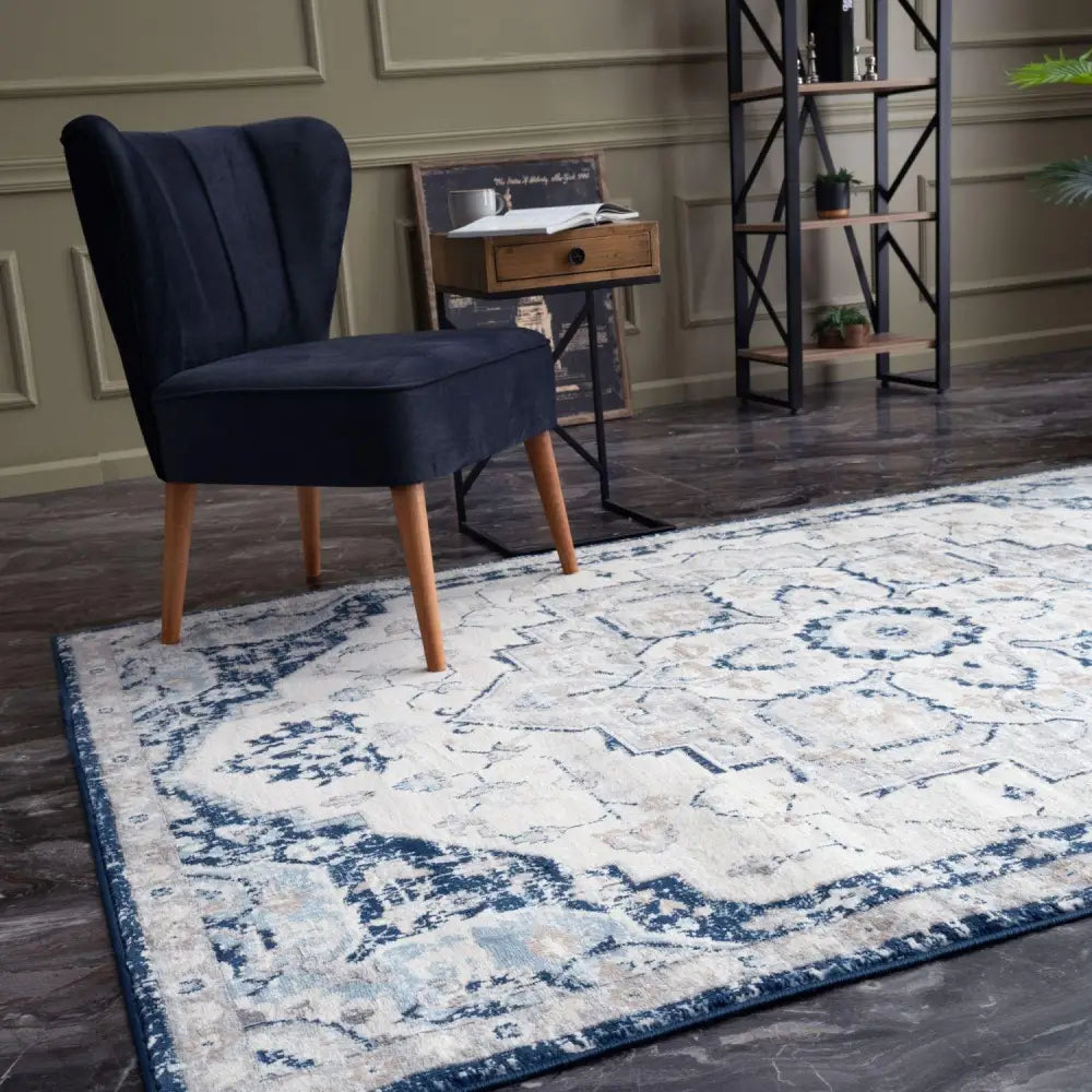 Montana Vintage Navy Rugs | 4000 - Rugs