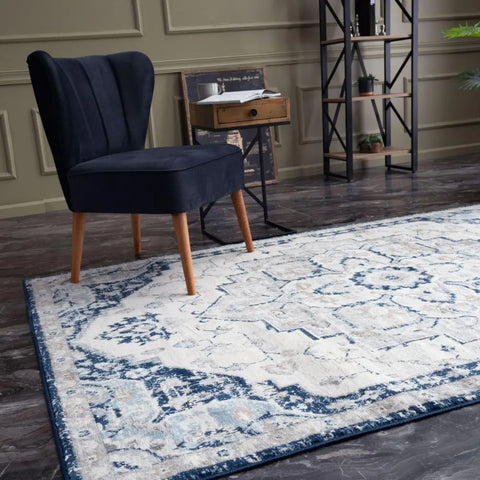 Montana Vintage Navy Rugs | 4000 - Rugs