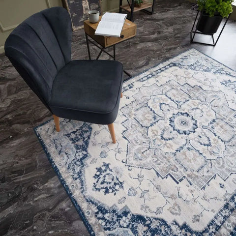 Montana Vintage Navy Rugs | 4000 - Rugs