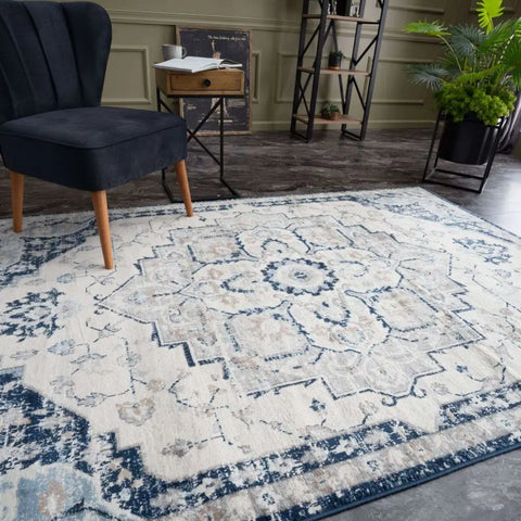 Montana Vintage Navy Rugs | 4000 - Rugs