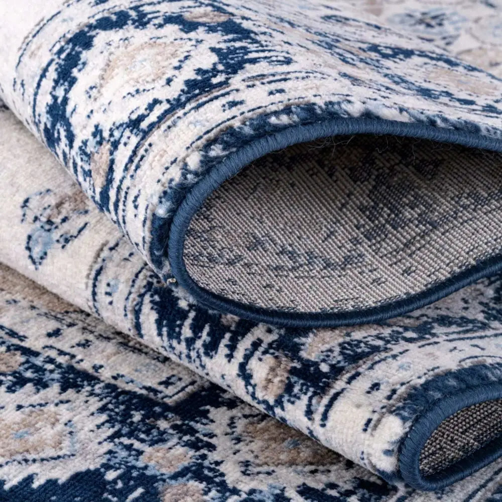 Montana Vintage Navy Rugs | 4010 - Rugs