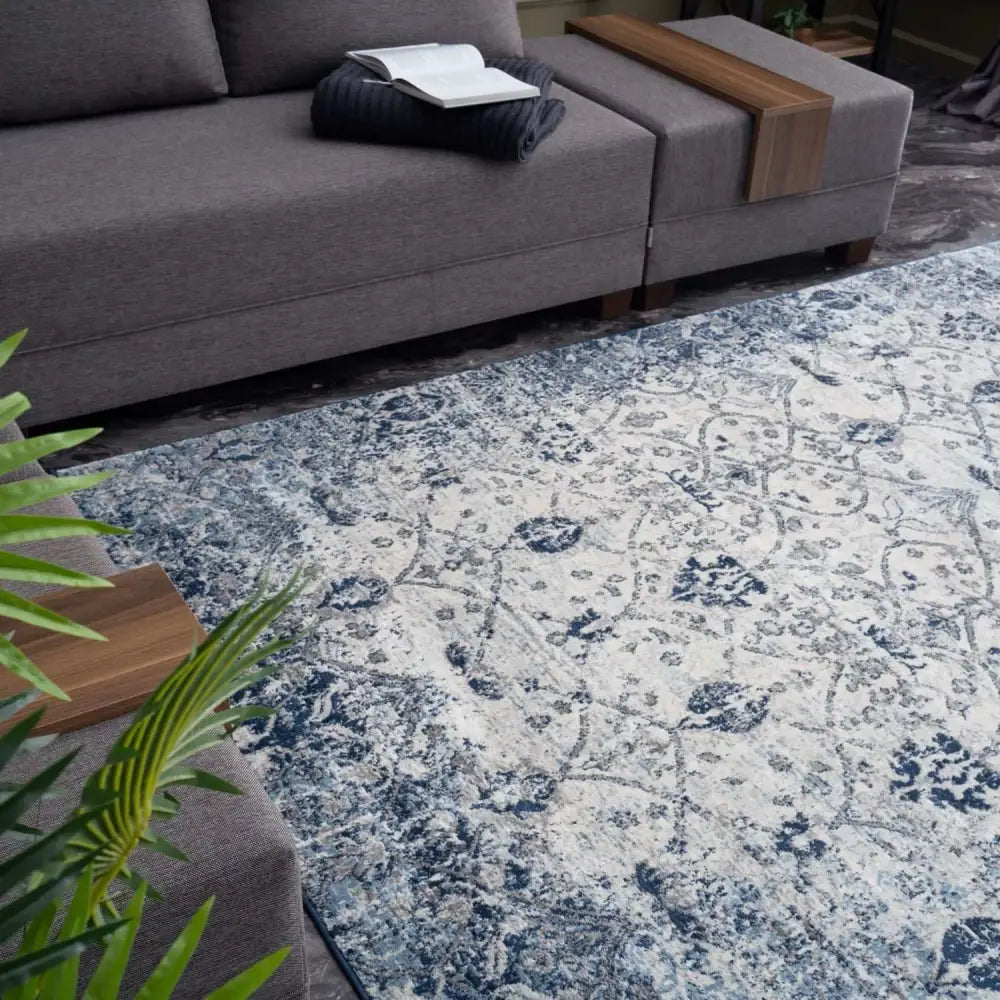 Montana Vintage Navy Rugs | 4030 - Rugs