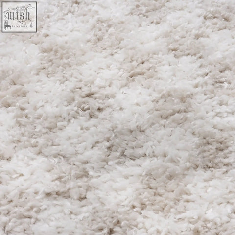 Soft plush moodi shaggy light beige rug with fluffy texture perfect for cozy home spaces