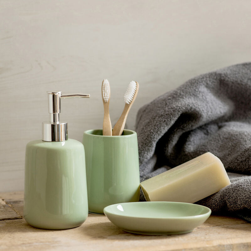 Moon Pale Green Soap Dish