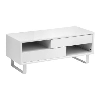 White high gloss tv stand moritz white high with sleek modern design and two drawers for stylish storage