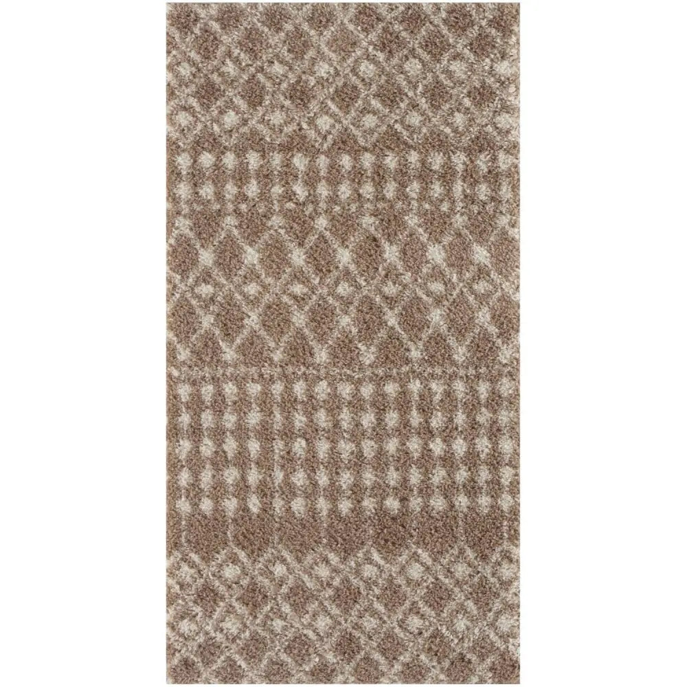 Moroccan Beige Shaggy Rug | 1020 - 80X150 cm - Rugs
