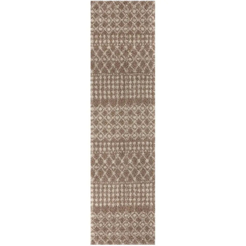 Moroccan Beige Shaggy Rug | 1020 - 80X300 cm - Rugs