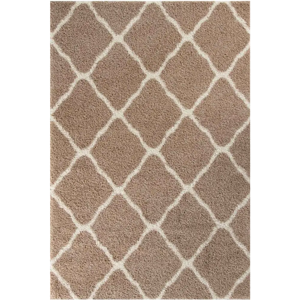 Moroccan Beige Shaggy Rug | 720 - 60X110 cm - Rugs