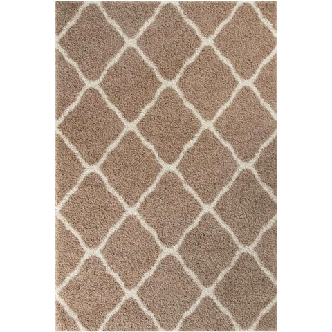 Moroccan Beige Shaggy Rug | 720 - 60X110 cm - Rugs