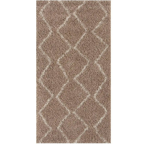 Moroccan Beige Shaggy Rug | 820 - 80X150 cm - Rugs