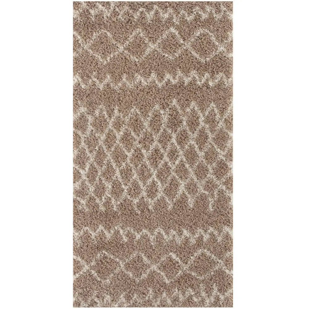 Moroccan Beige Shaggy Rug | 920 - 80X150 cm - Rugs