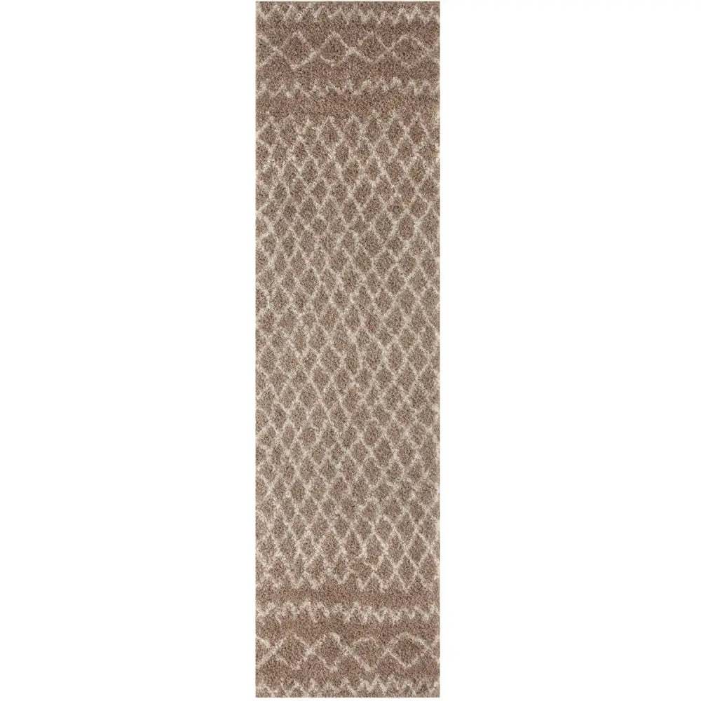 Moroccan Beige Shaggy Rug | 920 - 80X300 cm - Rugs