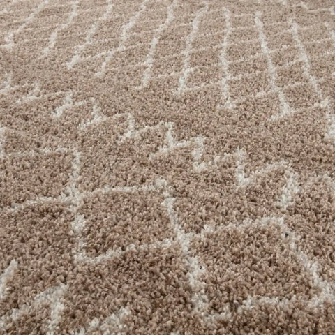 Moroccan Beige Shaggy Rug | 920 - Rugs