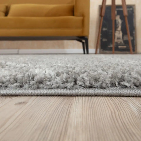 Moroccan Grey Shaggy Rug | 1010 - Rugs