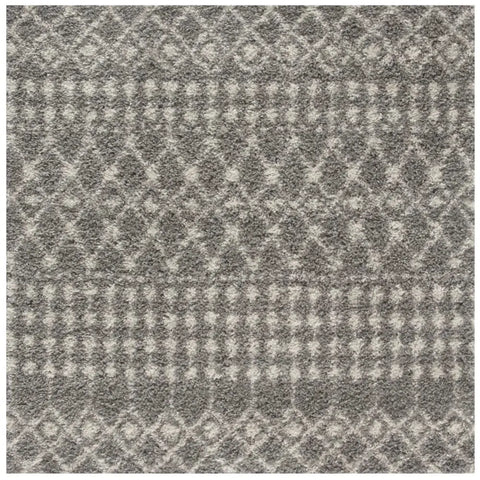 Moroccan Grey Shaggy Rug | 1010 - Rugs