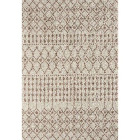 Moroccan Ivory Beige Shaggy Rug | 1030 - 60X110 cm - Rugs
