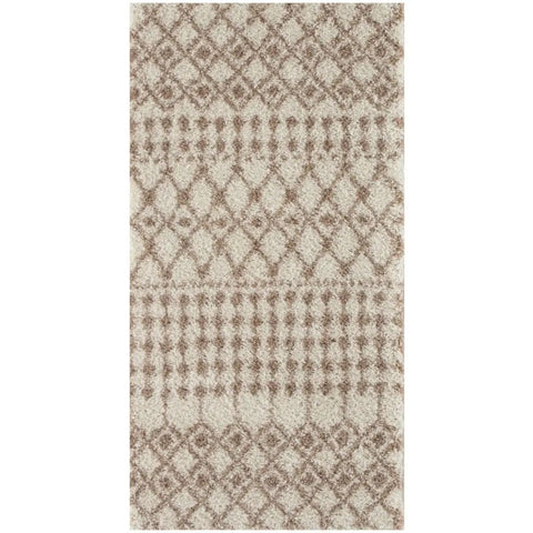 Moroccan Ivory Beige Shaggy Rug | 1030 - 80X150 cm - Rugs