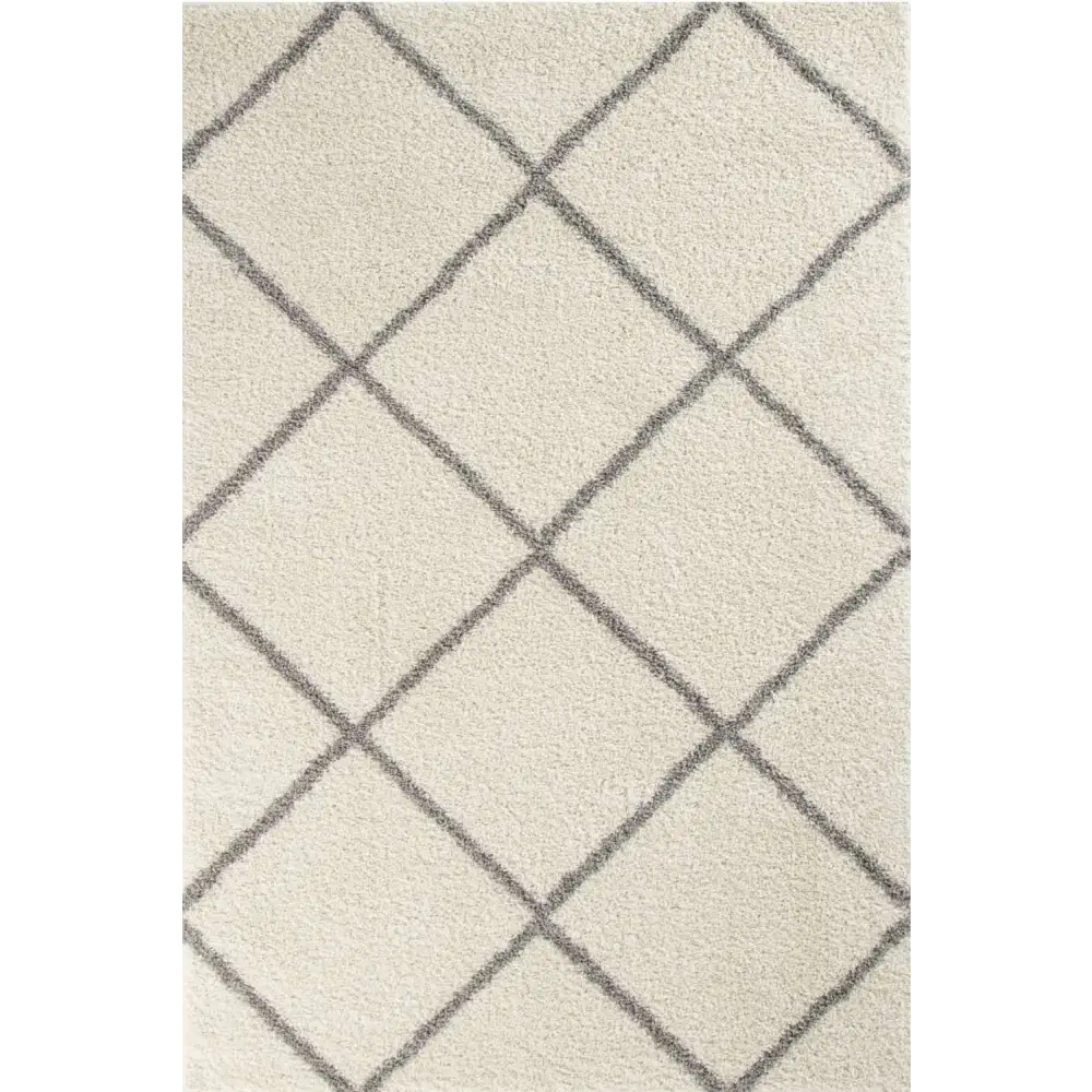 Moroccan Ivory Shaggy Rug | 500 - 60X110 cm - Rugs