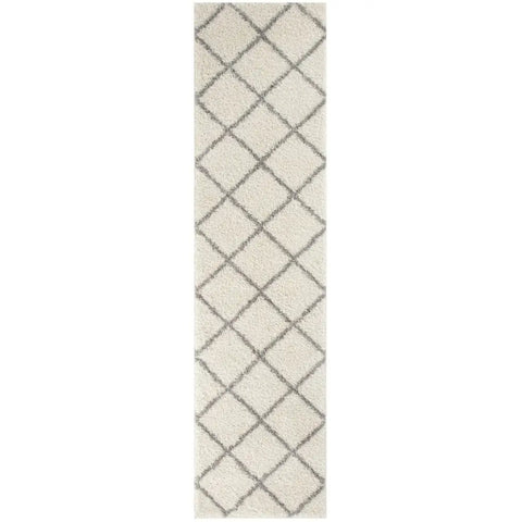 Moroccan Ivory Shaggy Rug | 500 - 80X300 cm - Rugs