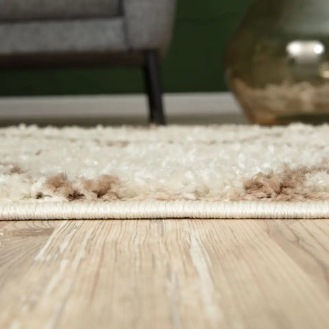 Moroccan Ivory Shaggy Rug | 530 - Rugs