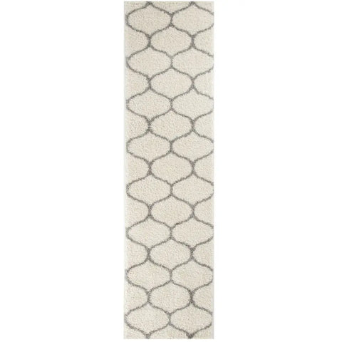 Moroccan Ivory Shaggy Rug | 600 - 80X300 cm - Rugs