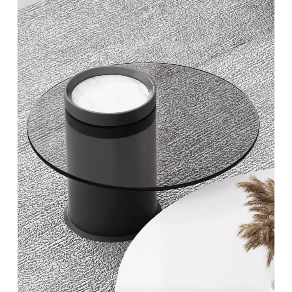 Mosaic Round Nesting Coffee Table Set With Seat Pad｜ DC Concept