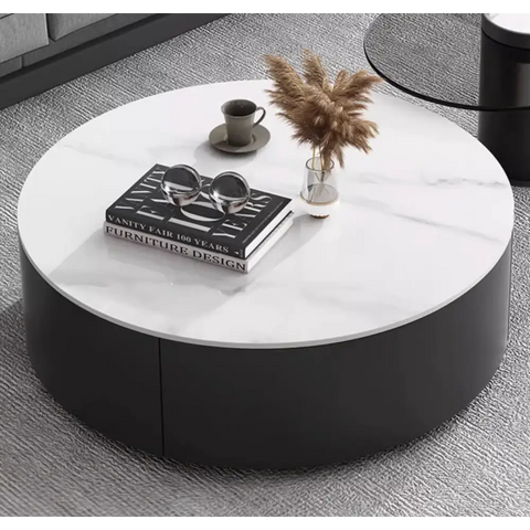 Mosaic Round Nesting Coffee Table Set With Seat Pad｜ DC Concept