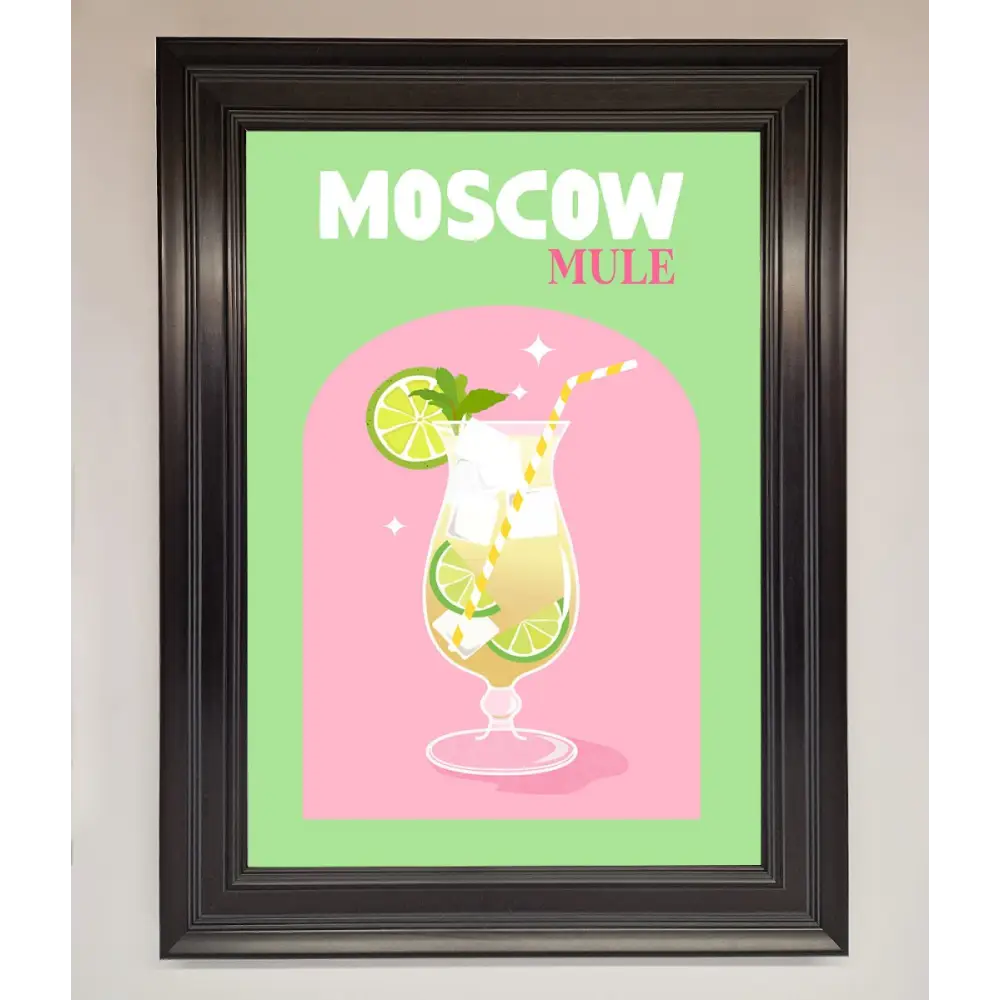 Moscow Mule Framed Print - A1 (59.4 x 84.1 cm) / Matt Black - Framed Print