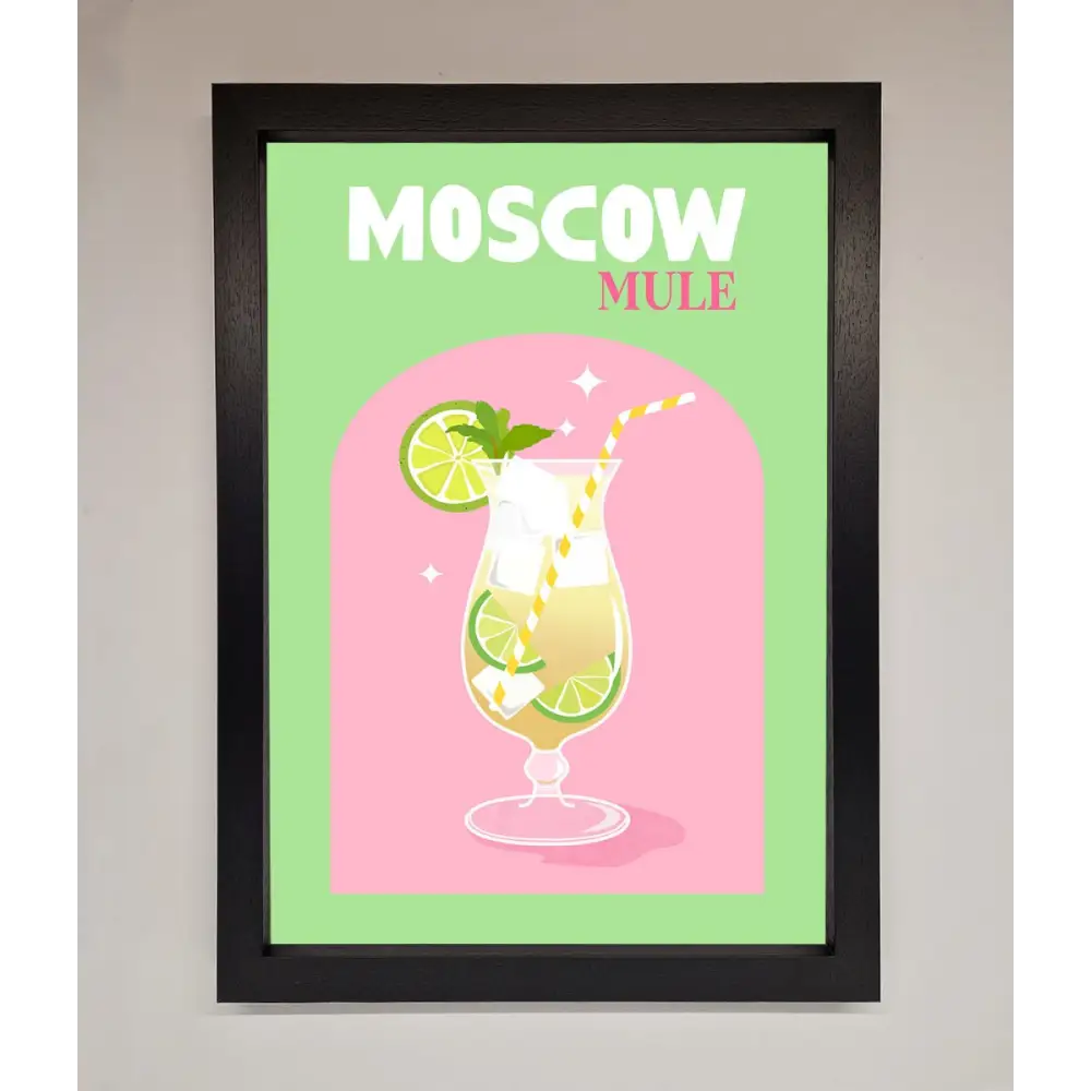 Moscow Mule Framed Print - A3 (29.7 x 42 cm) / Black - Framed Print