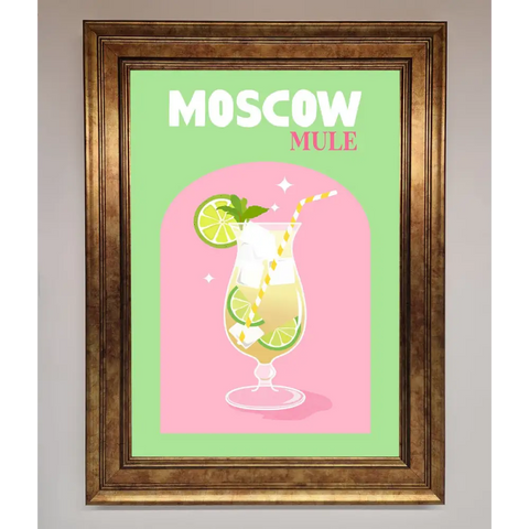 Moscow Mule Framed Print - B0 (100 x 141 cm) / Bronze - Framed Print