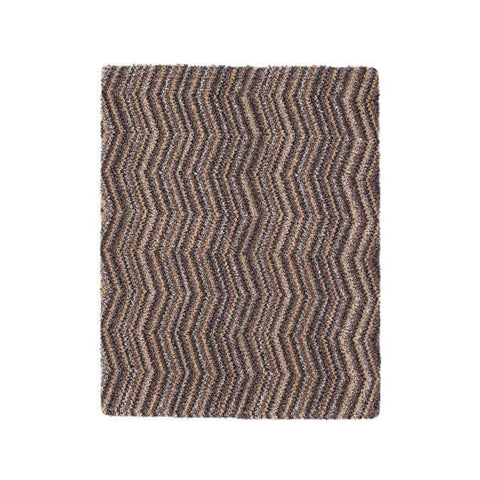 Washable Mat Chevron Design in Multicolour