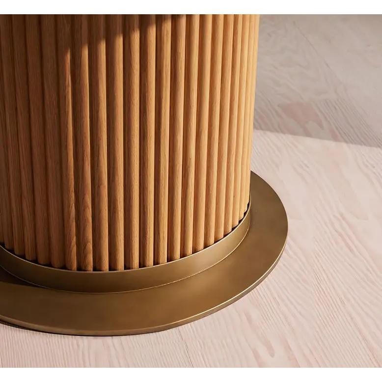 Murcell Oval Dining Table Brazilian Blue Marble - dining table