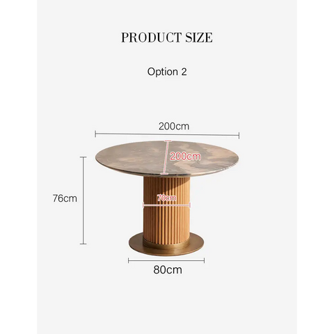 Murcell Oval Dining Table Brazilian Blue Marble - dining table