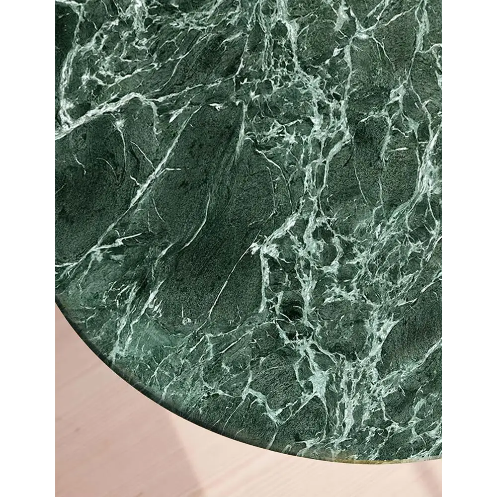 Murcell Oval Dining Table Brazilian Green Marble - dining table