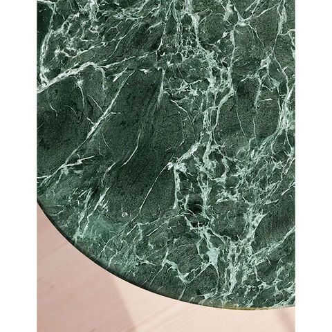 Murcell Oval Dining Table Brazilian Green Marble - dining table