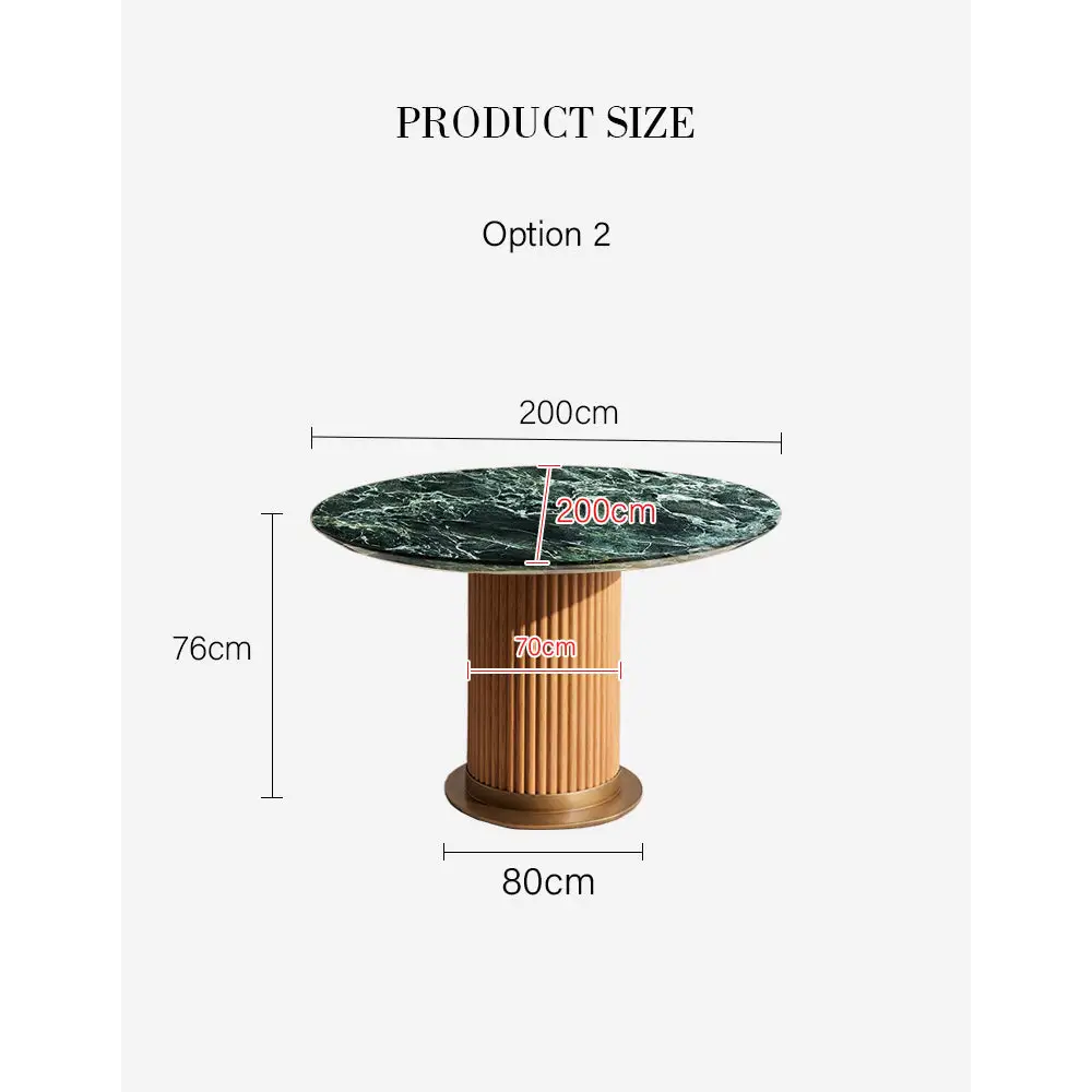 Murcell Oval Dining Table Brazilian Green Marble - dining table