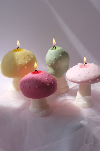 Mushroom Shaped Candles
