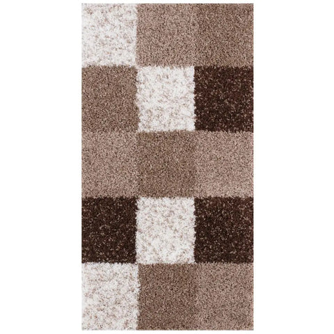 Myshaggy Geometric Brown Rug - Rugs