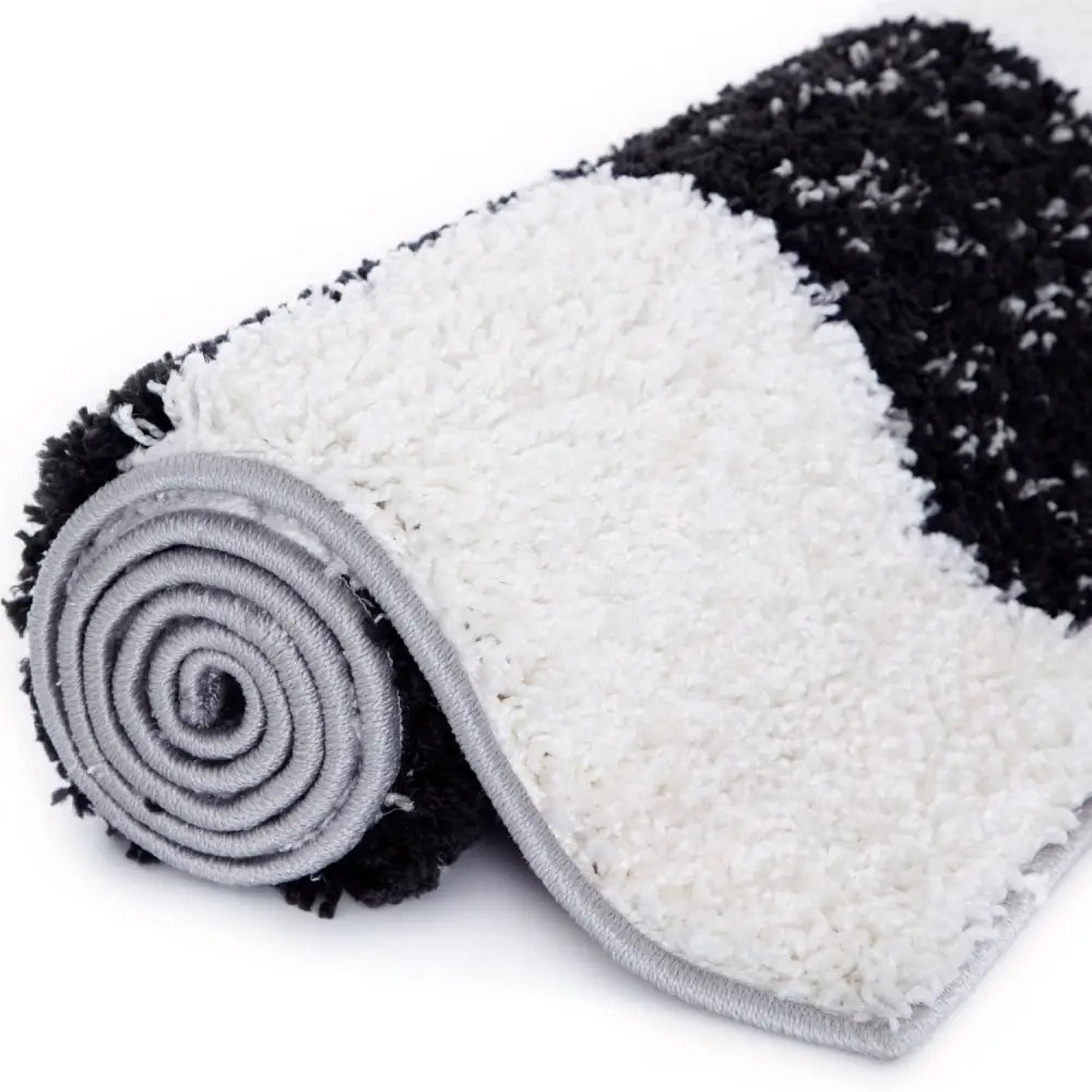 Myshaggy Geometric Grey Rug - Rugs