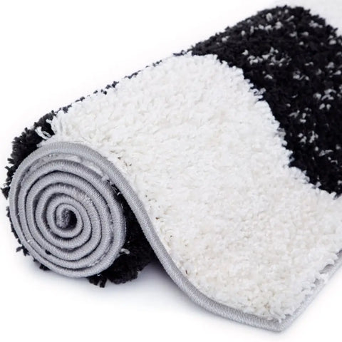 Myshaggy Geometric Grey Rug - Rugs