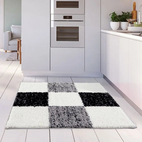 Myshaggy Geometric Grey Rug - Rugs