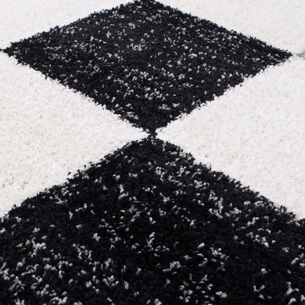 Myshaggy Geometric Grey Rug - Rugs