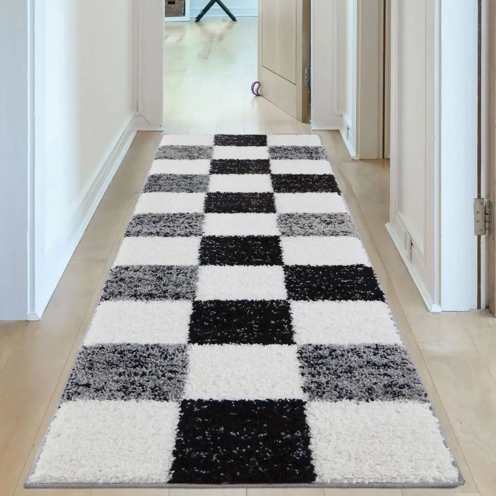 Myshaggy Geometric Grey Rug - Rugs