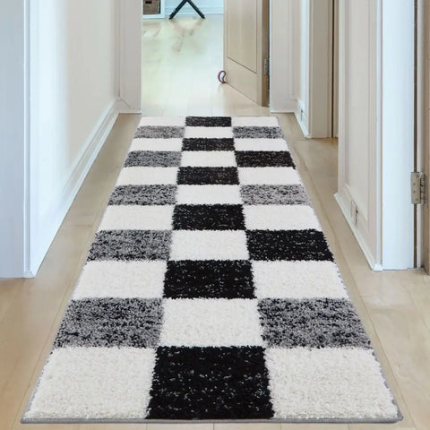 Myshaggy Geometric Grey Rug - Rugs