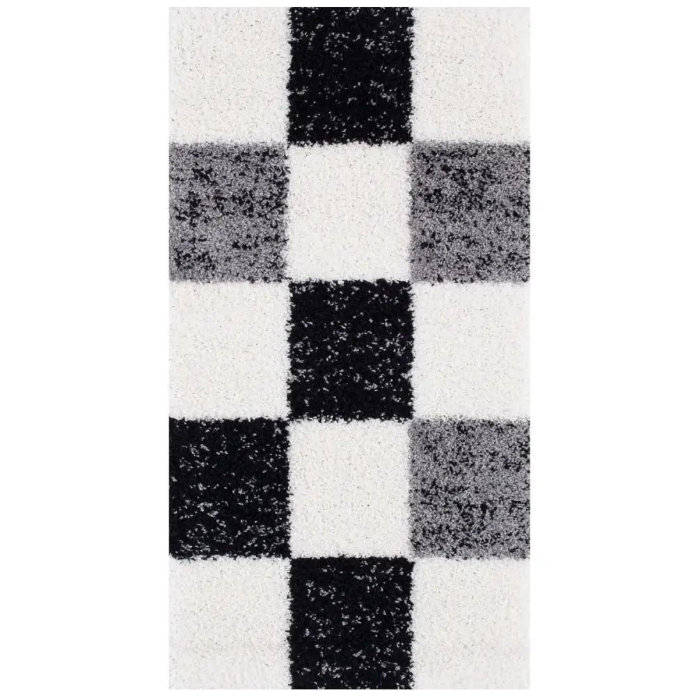 Myshaggy Geometric Grey Rug - Rugs